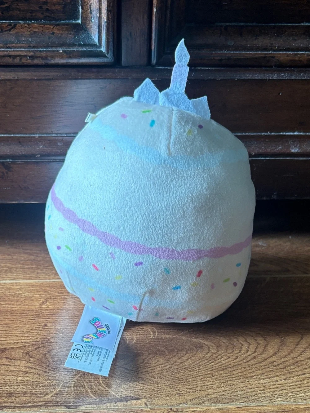 Squishmallows birthday cake plush